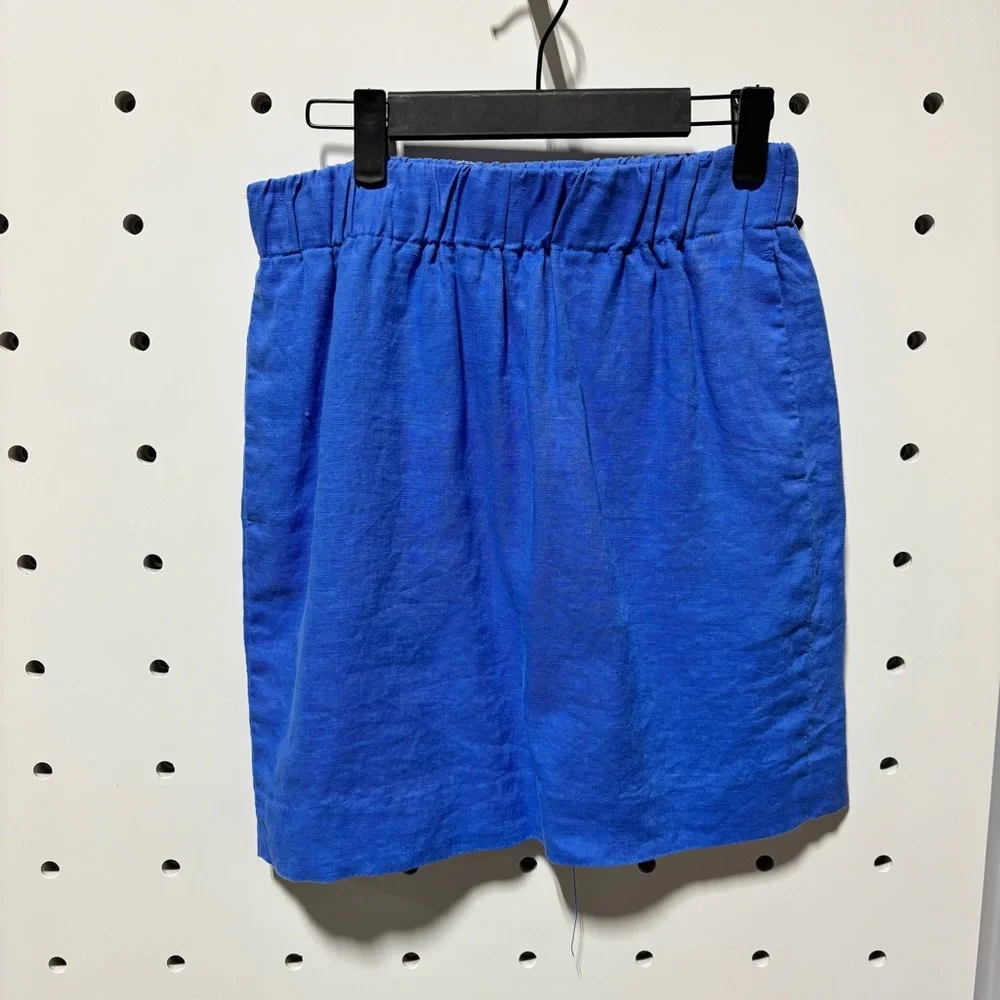 Court & Rowe Linen Blend Elastic Waist Size S